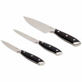 M&S Triple Rivet Knives Silver Mix 3 per pack, imported from the UK