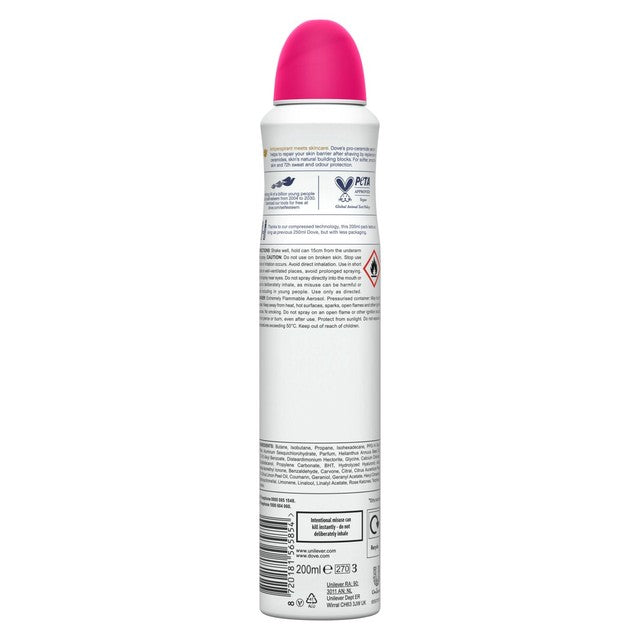 Dove antiperspirant deodorant spray dragonfruit and coconut 200ml - British product