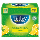 Tetley green lemon tea bags 50 bags (British brand)