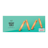 M&S vanilla flavour biscuit curls 200g, imported from the UK