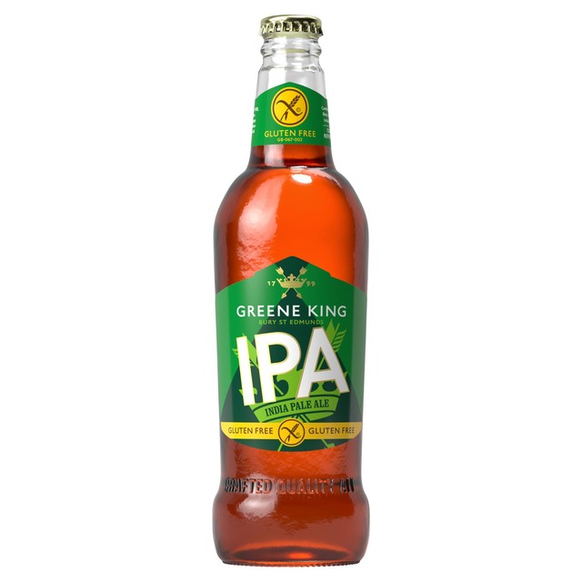 Greene King IPA India Pale Ale gluten-free beer 500ml, UK version