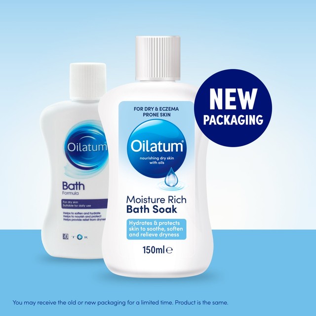 Oilatum bath formula emollient wash 150ml, imported from the UK