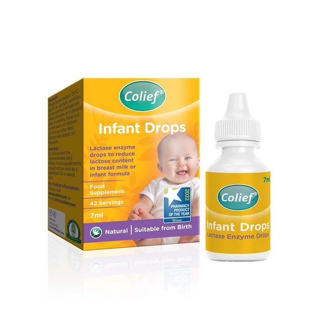 Colief lactase enzyme infant drops 7ml - British product