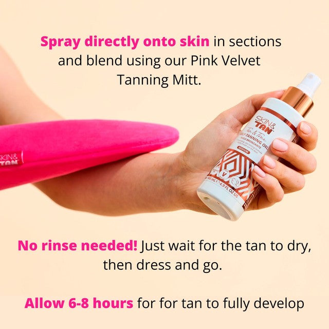 Skinny Tan Self-Tanning Oil Medium 145ml (British brand)