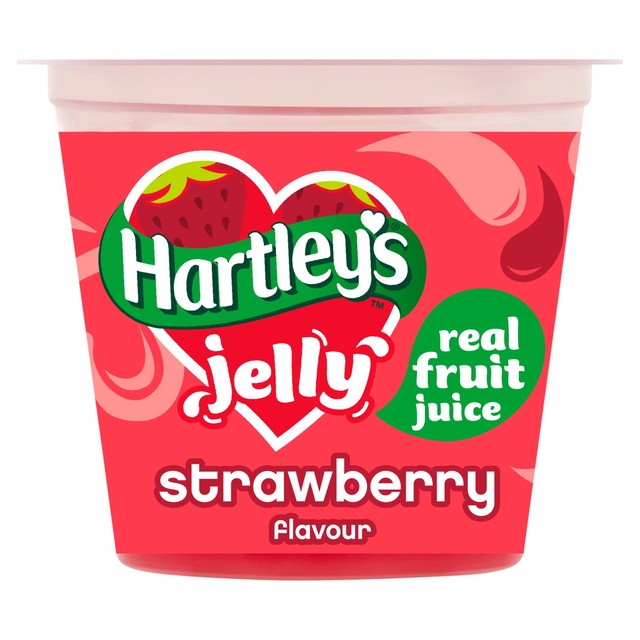 Hartley's strawberry jelly pot 125g, UK version