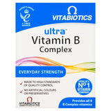 Vitabiotics Ultra B Complex vitamin B supplement 60 tablets (British brand)