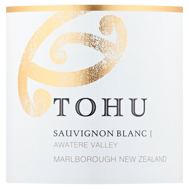 Tohu Awatere Valley Sauvignon Blanc white wine bottle 75cl (British brand)