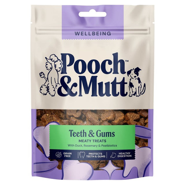 Pooch & Mutt duck rosemary dog treats 120g, imported from the UK