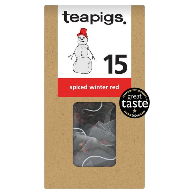 Teapigs Spiced Winter Red tea bags 15 bags (British brand)