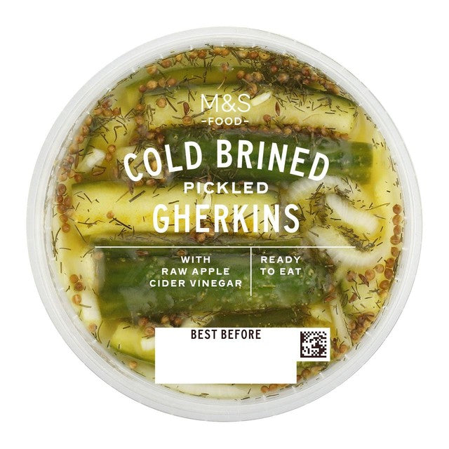 M&S Pickled Gherkins in a pot - British product