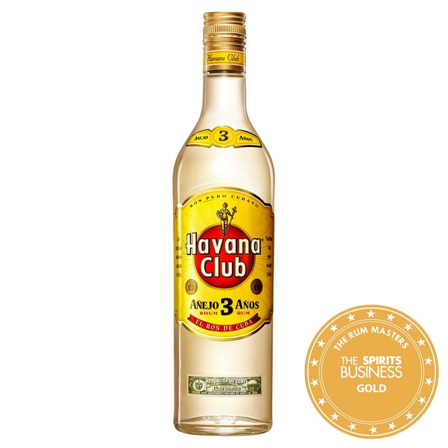 Havana Club 3 Year Old White Rum 70cl bottle, UK version