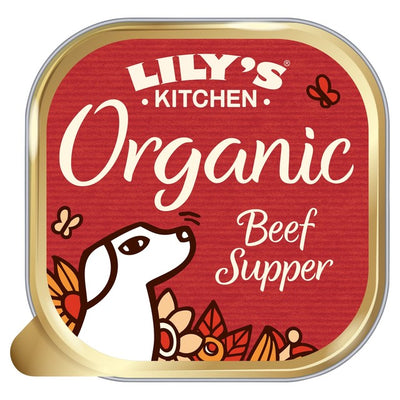 M&S Lily's Kitchen Organic Beef & Spelt Supper Wet Dog Food 150g- Buy online at McGrocer