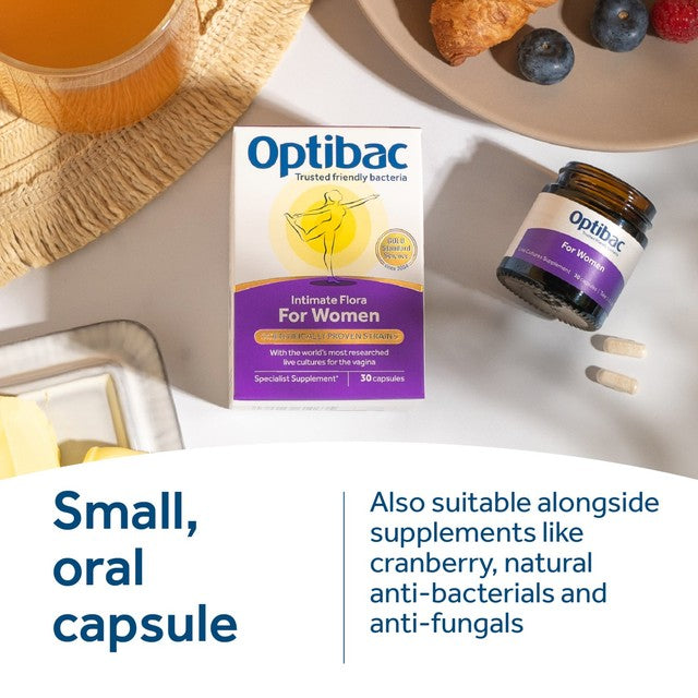 Optibac Probiotics For Women supplement 14 capsules, imported from the UK