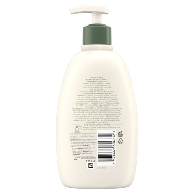 Aveeno Feuchtigkeitsspendende Bodylotion für trockene Haut (britische Marke)