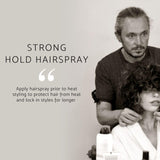 Percy & Reed Strong Hold Hairspray 250ml, imported from the UK