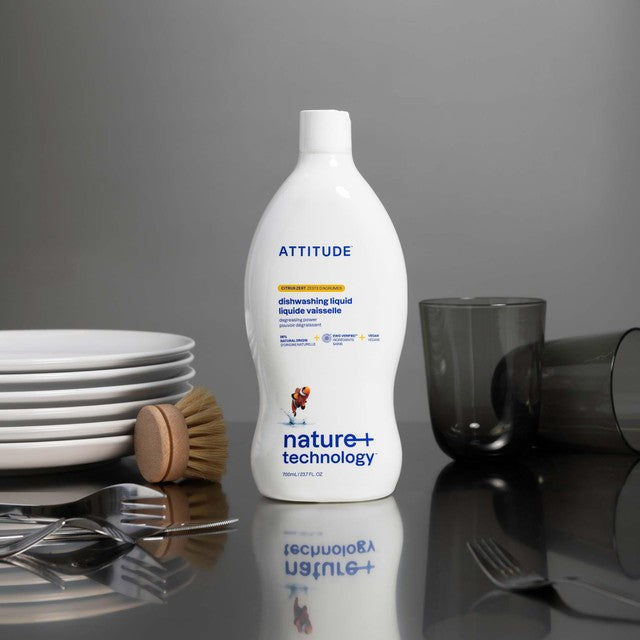 Attitude Citrus Zest washing up liquid 700ml - British product
