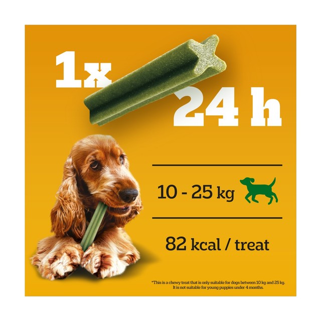 Pedigree Dentastix Fresh Adult Medium dog dental treats 5 sticks, imported from the UK
