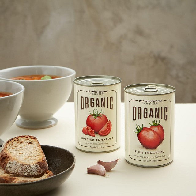 Eat Wholesome organic chopped tomatoes 400g - British product