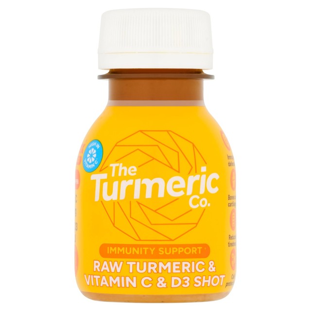 The Turmeric Co raw turmeric vitamin C D3 shot 60ml (British brand)