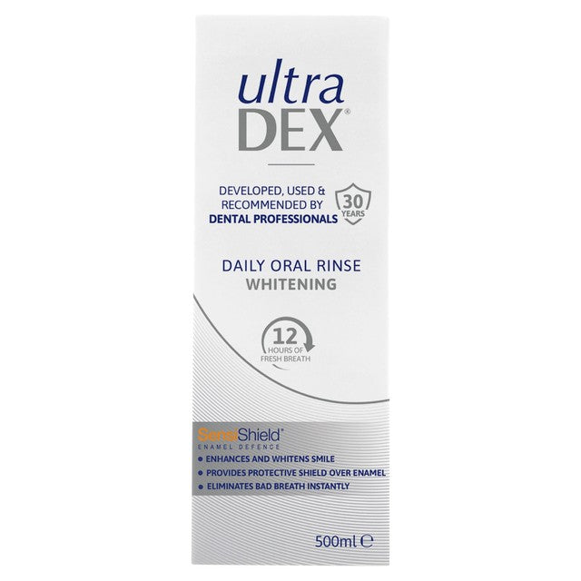 UltraDEX whitening mouthwash 500ml (British brand)