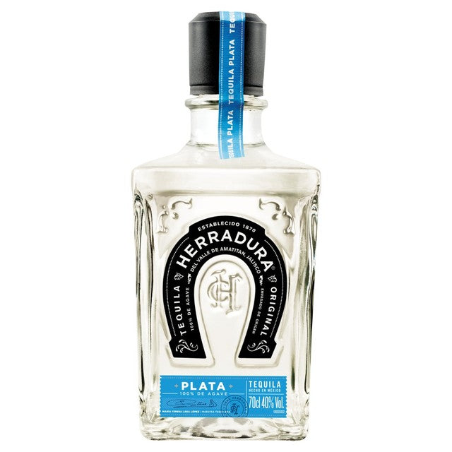 Herradura Tequila Plata silver tequila 70cl, UK version