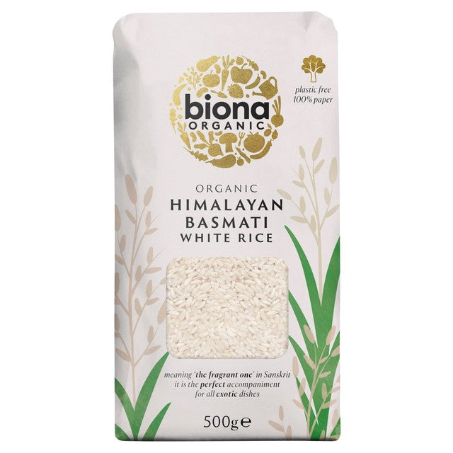 Biona organic white basmati rice 500g - British product