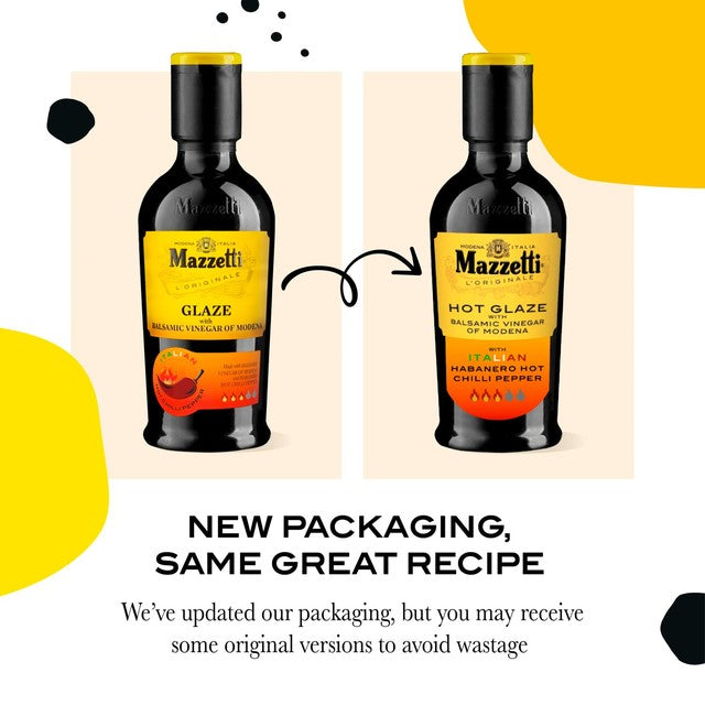 Mazzetti chilli balsamic glaze 215ml, imported from the UK