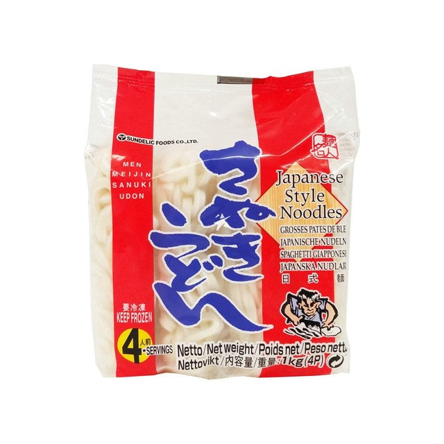 SUNDELIC Meijin udon noodles 1kg (British brand)