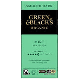 Green & Black's mint dark chocolate bar 90g, UK version
