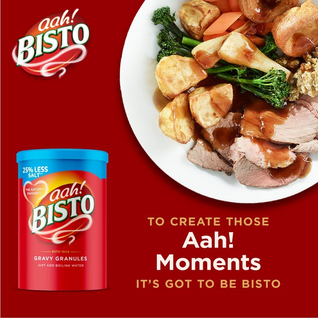 Bisto Reduced Salt Gravy Granules - British product