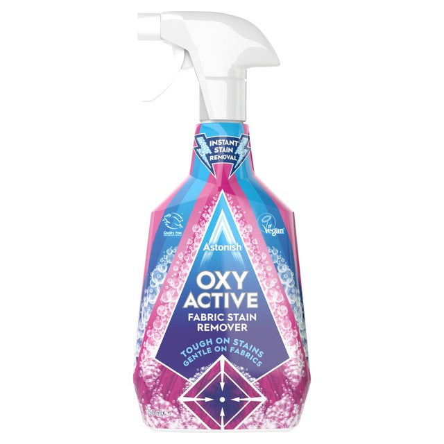 Astonish Oxy Active Fabric Stain Remover Pink Blossom 750ml - British product
