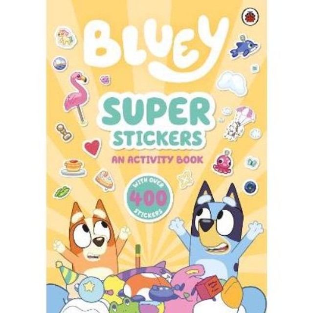 Gardners Bluey Super Stickers Book sticker activity book - British product