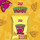 Monster Munch Roast Beef corn snacks 6x20g (British brand)