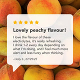 Zooki Electrolytes+ peach flavour supplement - British product