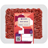 Ocado Rinderhackfleisch 20% Fett 500g, importiert aus dem Vereinigten Königreich
