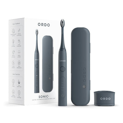 Brosse à dents électrique Ordo Sonic+ et étui de voyage rechargeable Gris Anthracite
