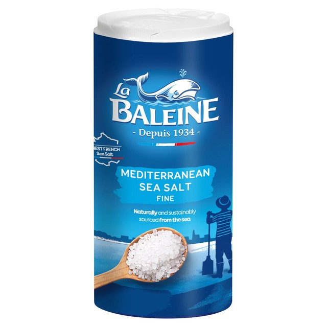 La Baleine fine sea salt drum 500g, UK version