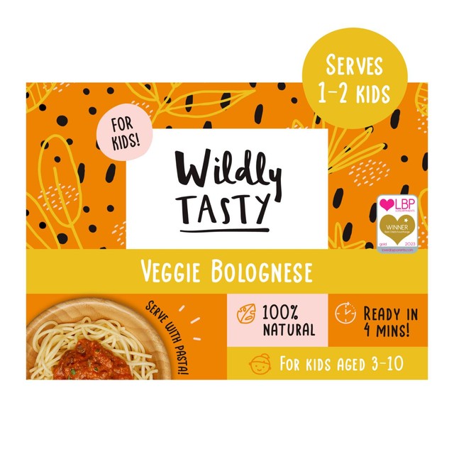 Wildly Tasty veggie bolognese sauce frozen pack - British product