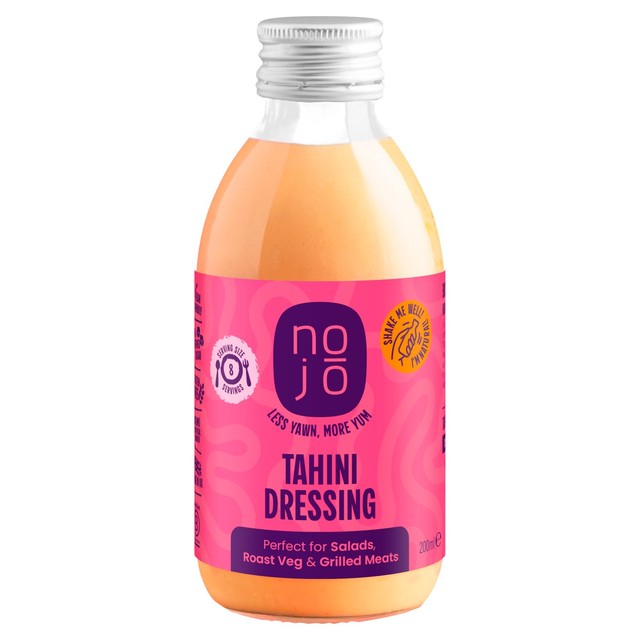 Nojo gluten free tahini dressing 200ml, imported from the UK