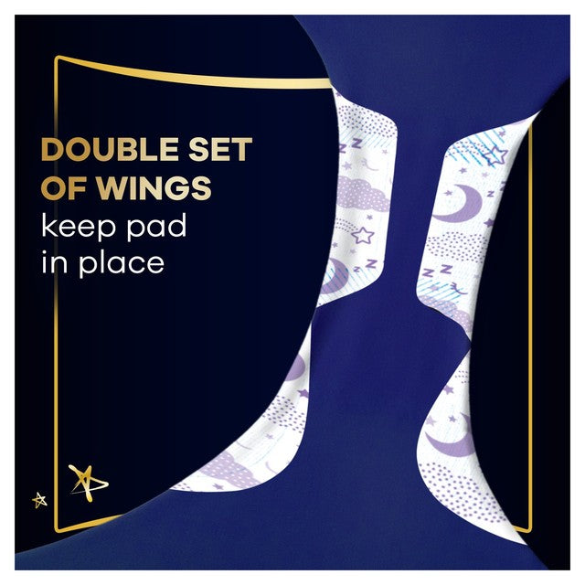 Always Ultimate Night With Wings sanitary towels Size 6 - British product