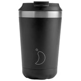 Chilly's Original Coffee Cup Monochrome Black 340ml - British product
