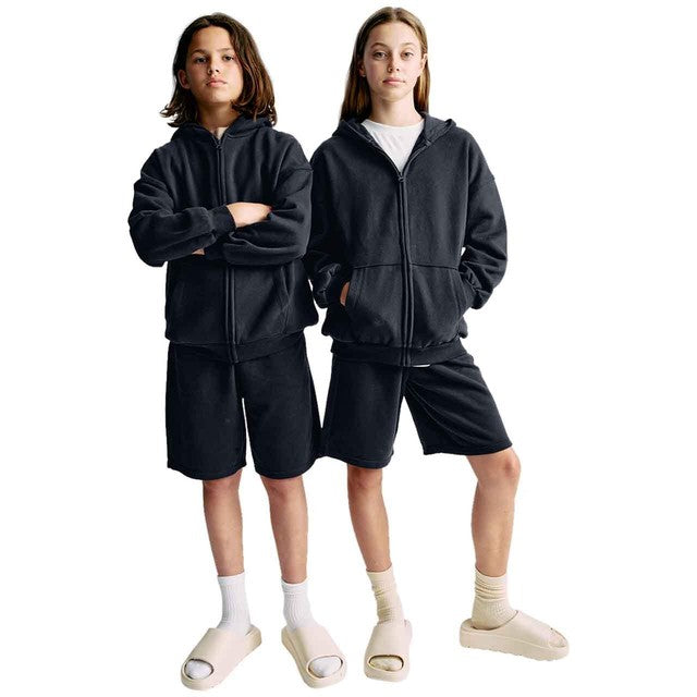 M&S navy hoodie for children aged 8-9, imported from the UK