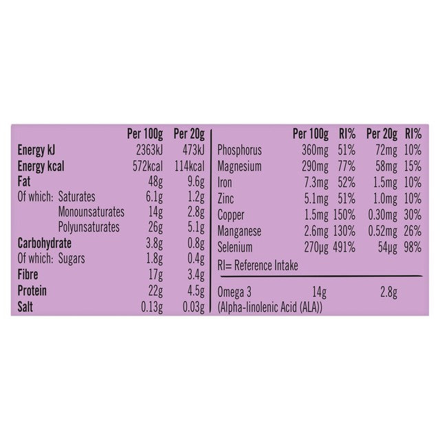 Linwoods Milled CO-Q10 flaxseed almonds brazil nuts walnuts seed mix 200g, UK version