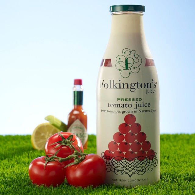 Folkington's tomato juice 1L - British product