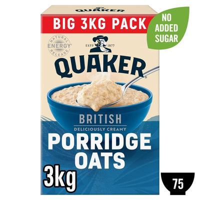 M&S Quaker Porridge Oats 3kg- Buy online at McGrocer