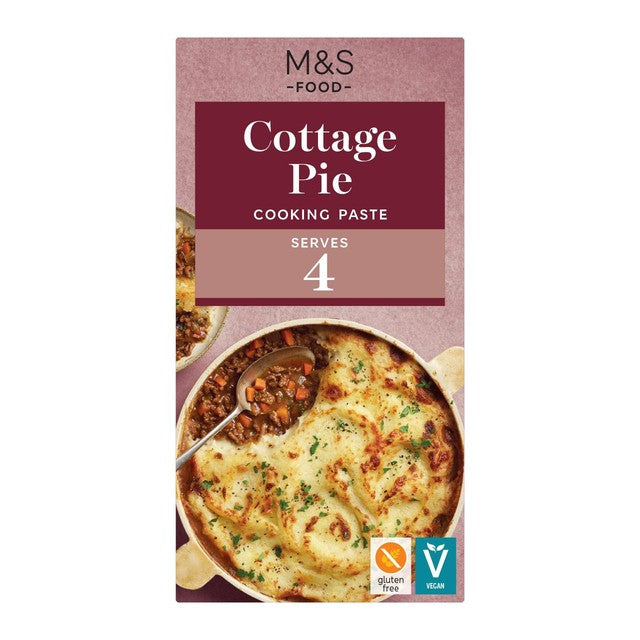 M&S Cottage Pie Cooking Paste in box with sachet, UK version