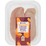 Ocado free range British chicken breast fillets 320g, imported from the UK