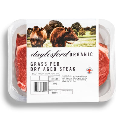 M&S Daylesford Bio-Gras-gefüttertes britisches Rumpsteak 250g - Online bei McGrocer kaufen