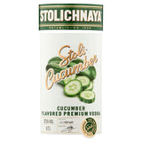 Stoli Cucumber Vodka 70cl Glass Bottle (British brand)