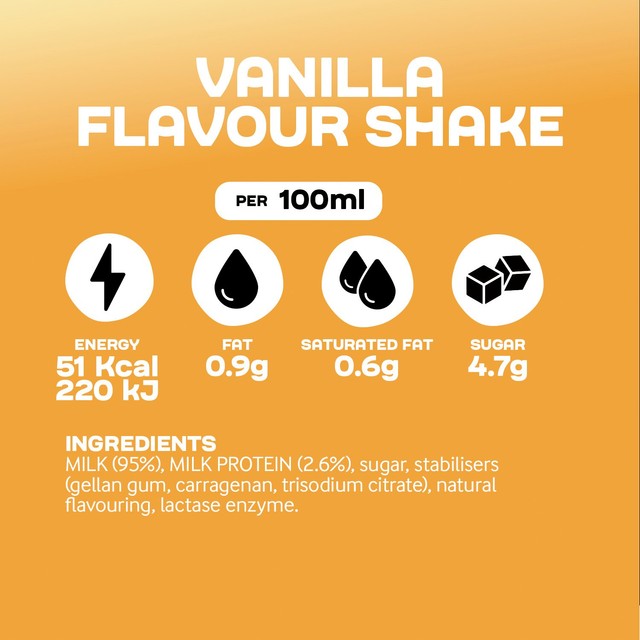 Arla Protein Vanilla Milk Shake 482ml - British product
